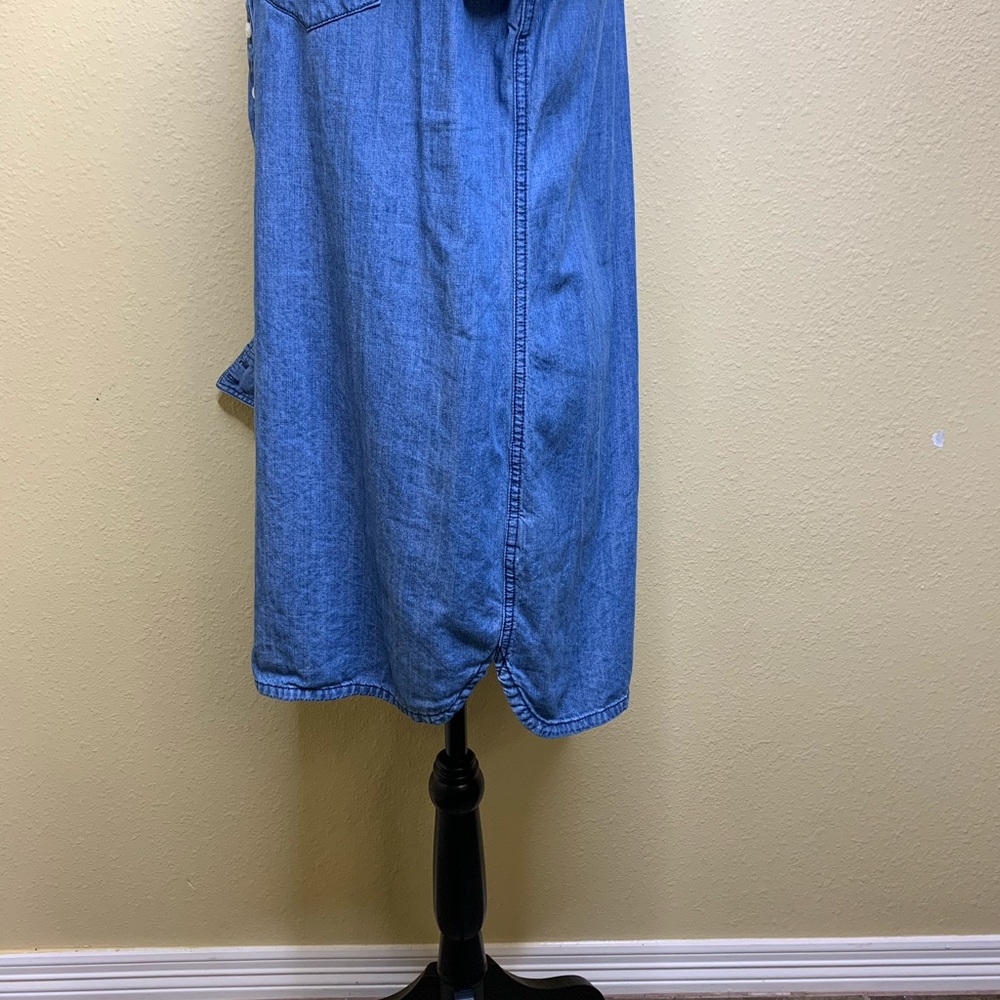 Express Jean Shirt Dress - Picture 3 of 8